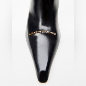 Black Alexander Wang viola 65 slouch boot calf leather